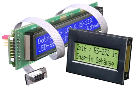 Displays mit RS-232 Interface Displays mit RS-232 Interface